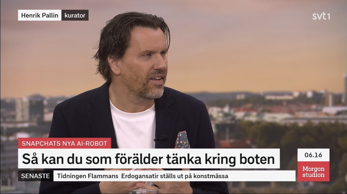 Henrik Pallin intervjuas i Morgonstudion.